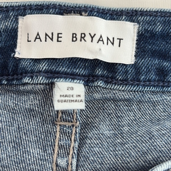 NWT Lane Bryant Distressed/Frayed Boyfriend Mid Rise Bermuda Shorts. Size 20 - Picture 10 of 15